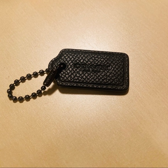 Coach Black Keychain Tag - Picture 7 of 16